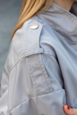 Демисезонный бомбер Mila Nova Q-105 серый — изображение 8