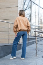 Демисезонный бомбер Mila Nova Q-105 кемел — изображение 3