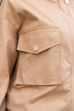 Демисезонный бомбер Mila Nova Q-105 кемел — изображение 9