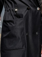 Демисезонный тренч Mila Nova Q-99 черный — изображение 6