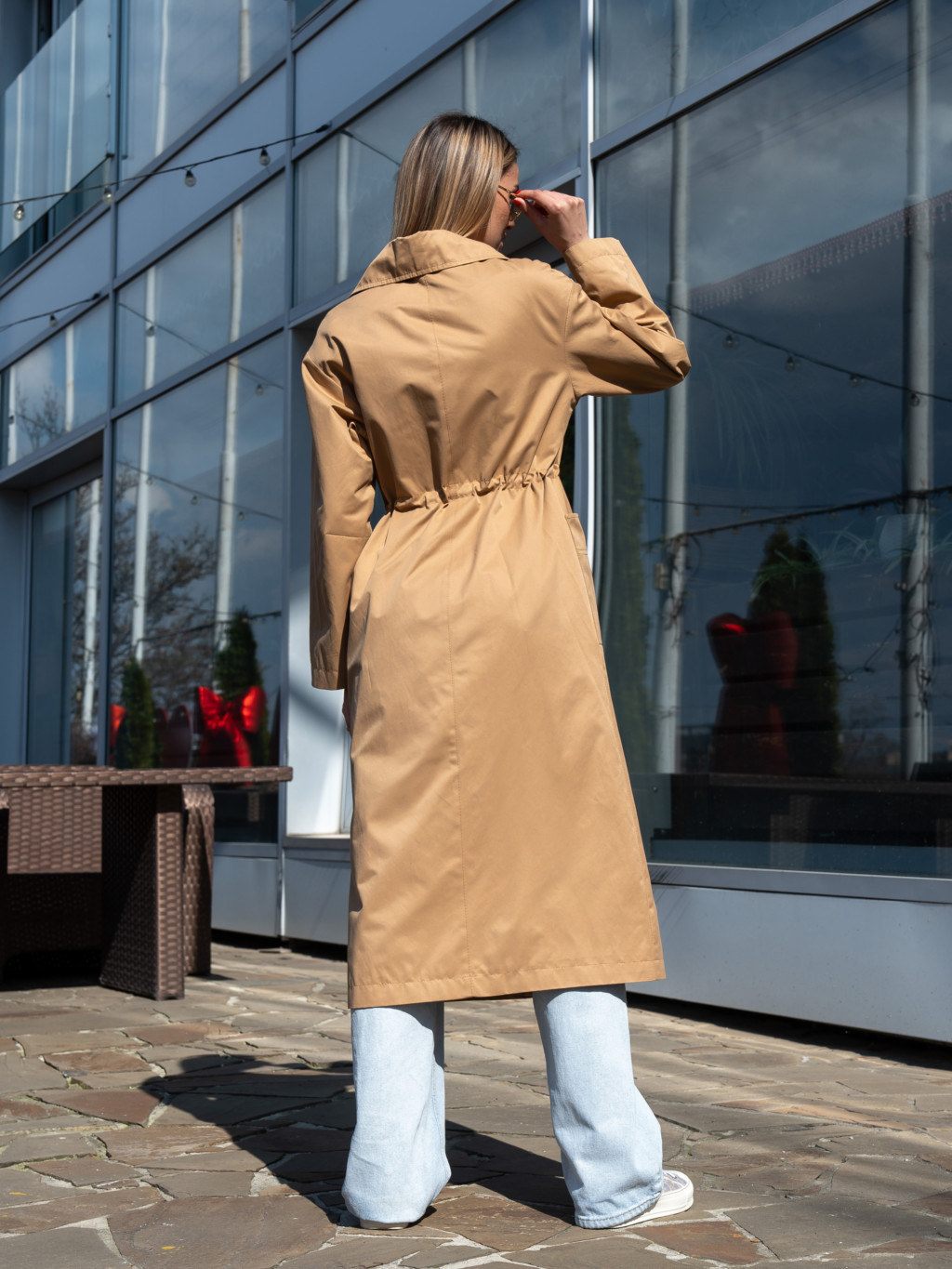 Демисезонный тренч Mila Nova Q-99 кемел — изображение 2