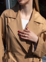 Демисезонный тренч Mila Nova Q-99 кемел — изображение 4