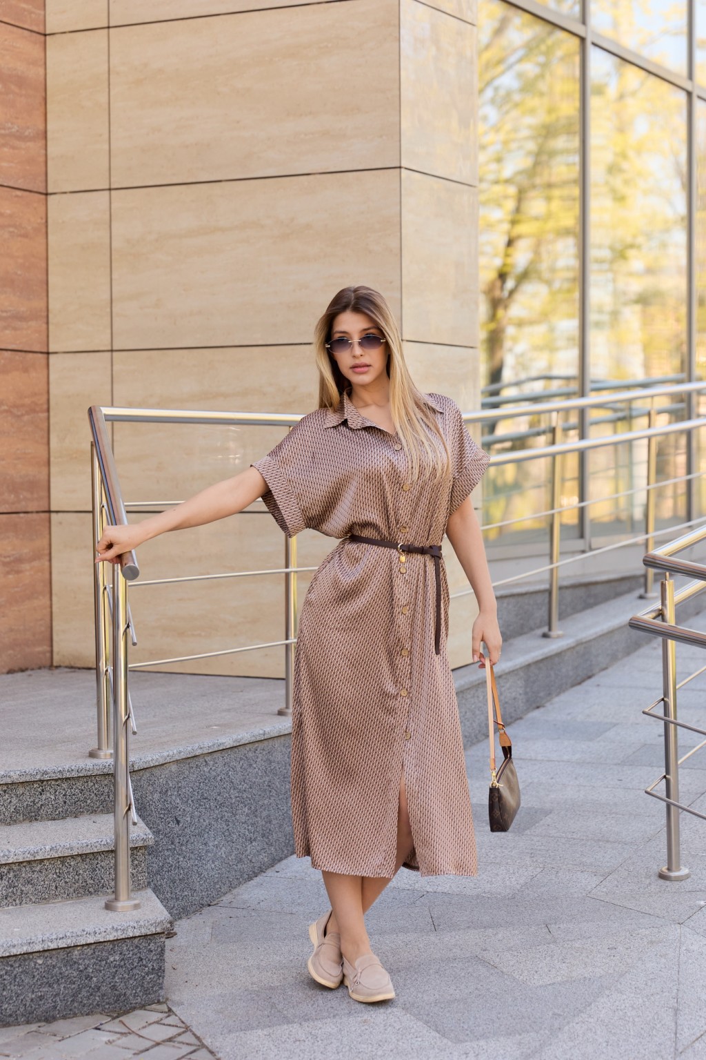 Летнее платье Mila Nova Ф-194 бежевый — изображение 4