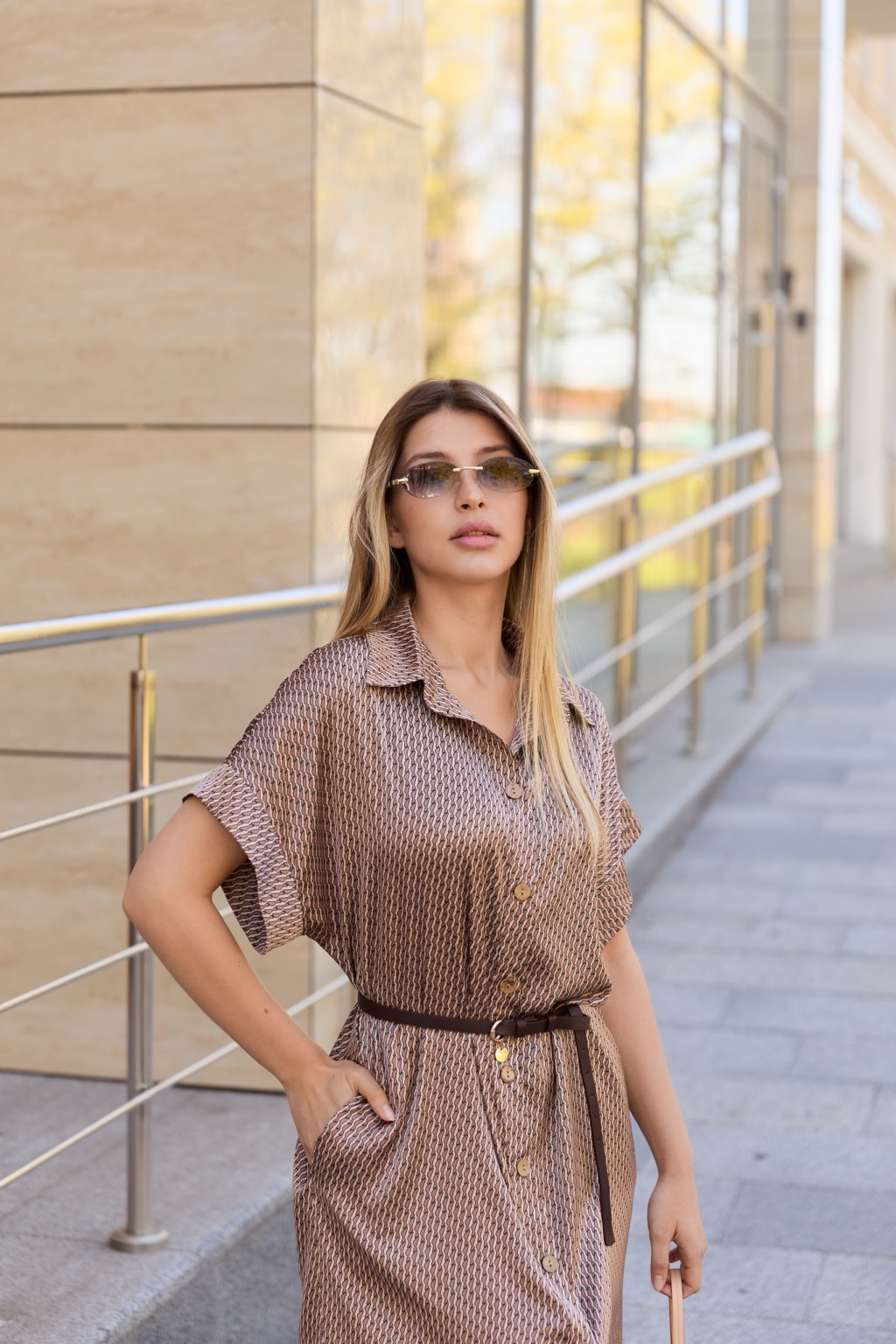 Летнее платье Mila Nova Ф-194 бежевый — изображение 5