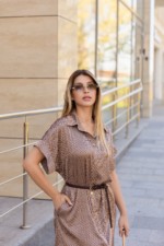 Летнее платье Mila Nova Ф-194 бежевый — изображение 5