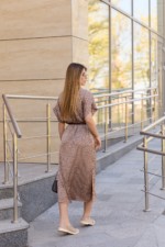 Летнее платье Mila Nova Ф-194 бежевый — изображение 6