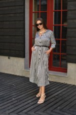 Летнее платье Mila Nova Ф-80 черный+белый