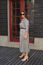 Летнее платье Mila Nova Ф-80 черный+белый — изображение 4