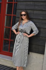 Летнее платье Mila Nova Ф-80 черный+белый — изображение 3