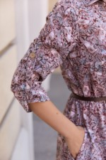 Летнее платье Mila Nova Ф-80 сирень+шоколад — изображение 4