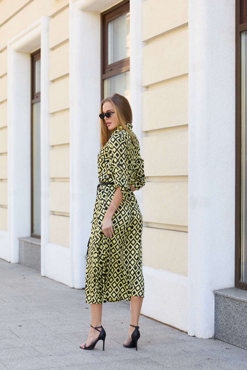 Летнее платье Mila Nova Ф-80 лимонный — изображение 4