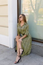 Летнее платье Mila Nova Ф-80 лимонный — изображение 2