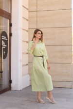 Летнее платье Mila Nova Ф-80 салатовый — изображение 3