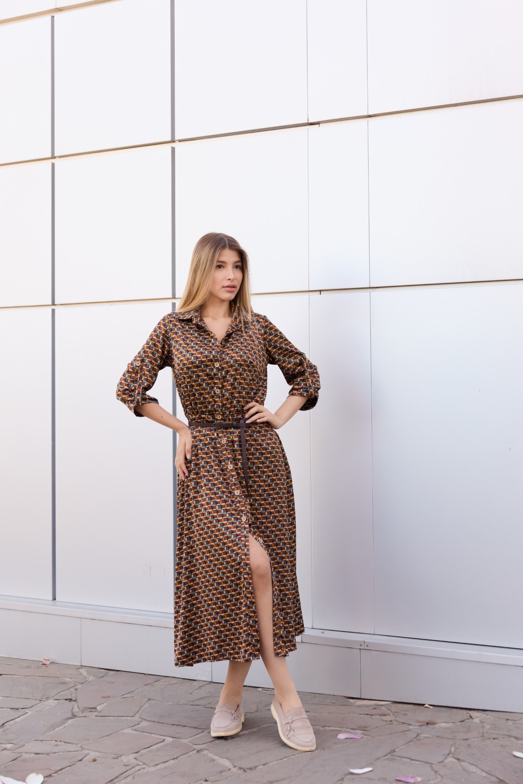 Летнее платье Mila Nova Ф-80 терракотовый — изображение 1