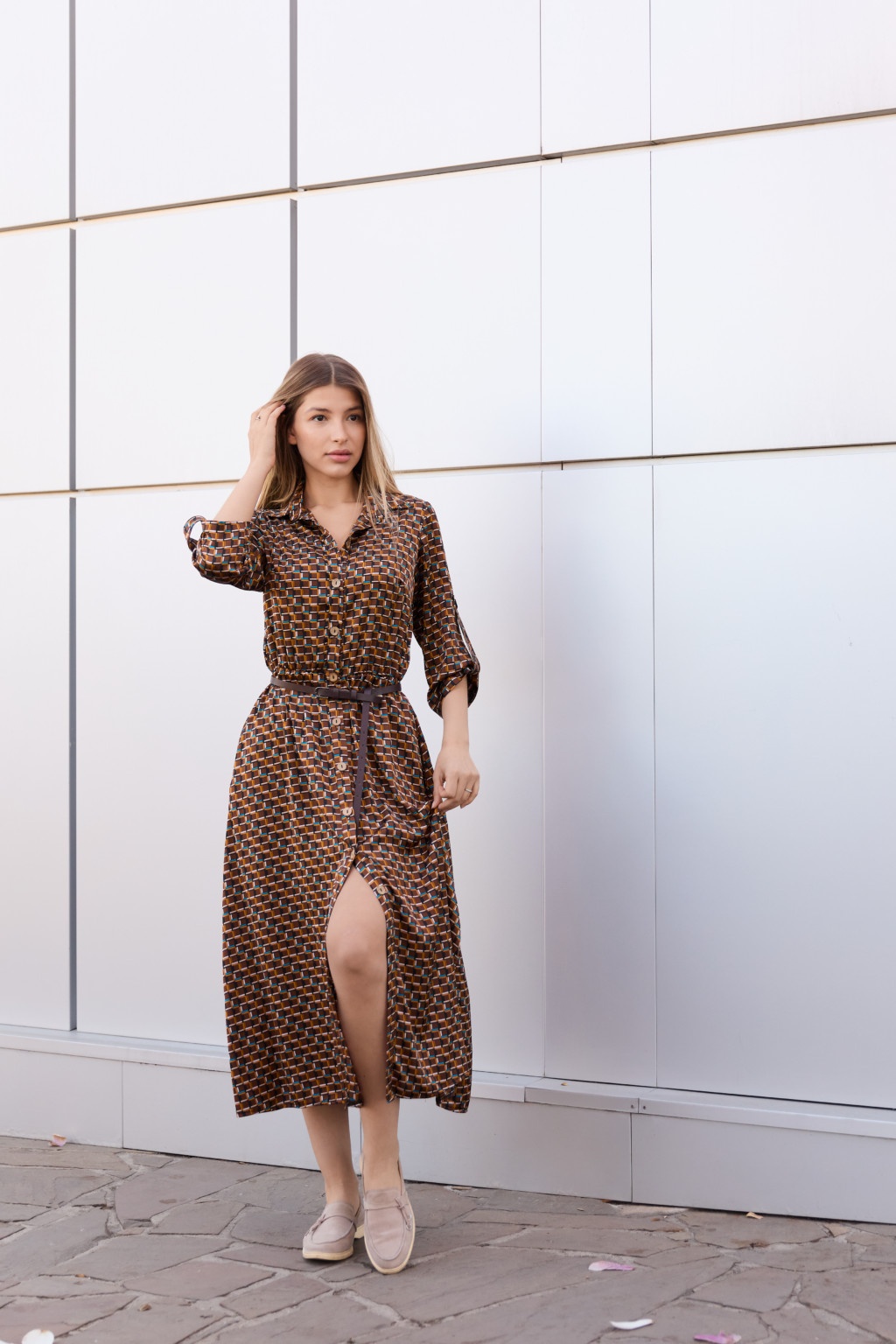 Летнее платье Mila Nova Ф-80 терракотовый — изображение 4