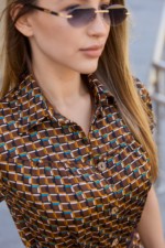 Летнее платье Mila Nova  Ф-84 терракотовый — изображение 6