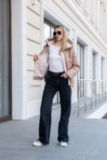 Демисезонная куртка Mila Nova К-315 капучино+молоко — изображение 10