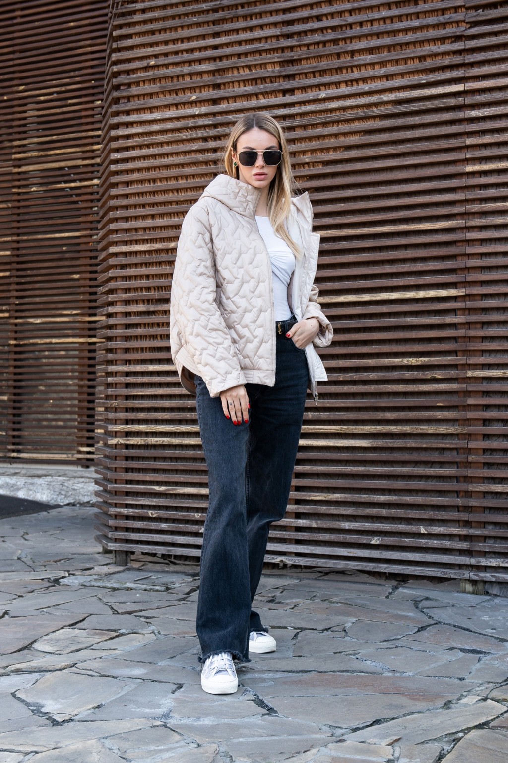 Демисезонная куртка Mila Nova К-315 молоко+капучино — изображение 6