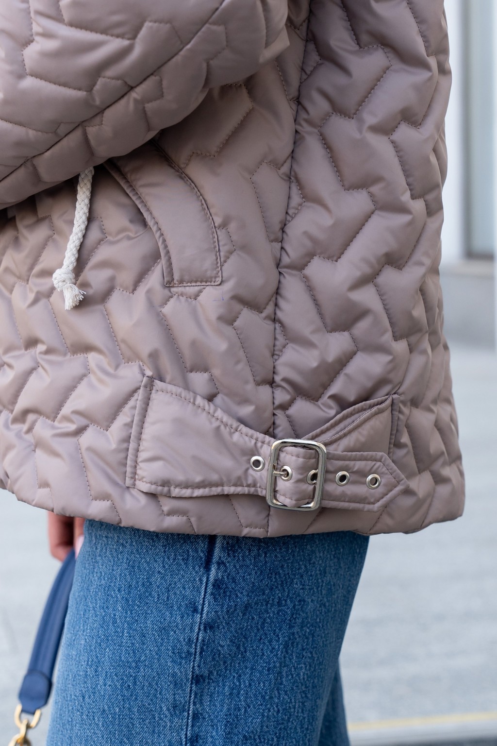 Демисезонная куртка Mila Nova К-365 капучино+молоко — изображение 7