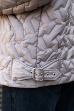 Демисезонная куртка Mila Nova К-365 мокко+молоко — изображение 6