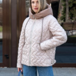 Демисезонная куртка Mila Nova К-365 молоко