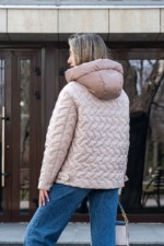 Демисезонная куртка Mila Nova К-365 молоко — изображение 3