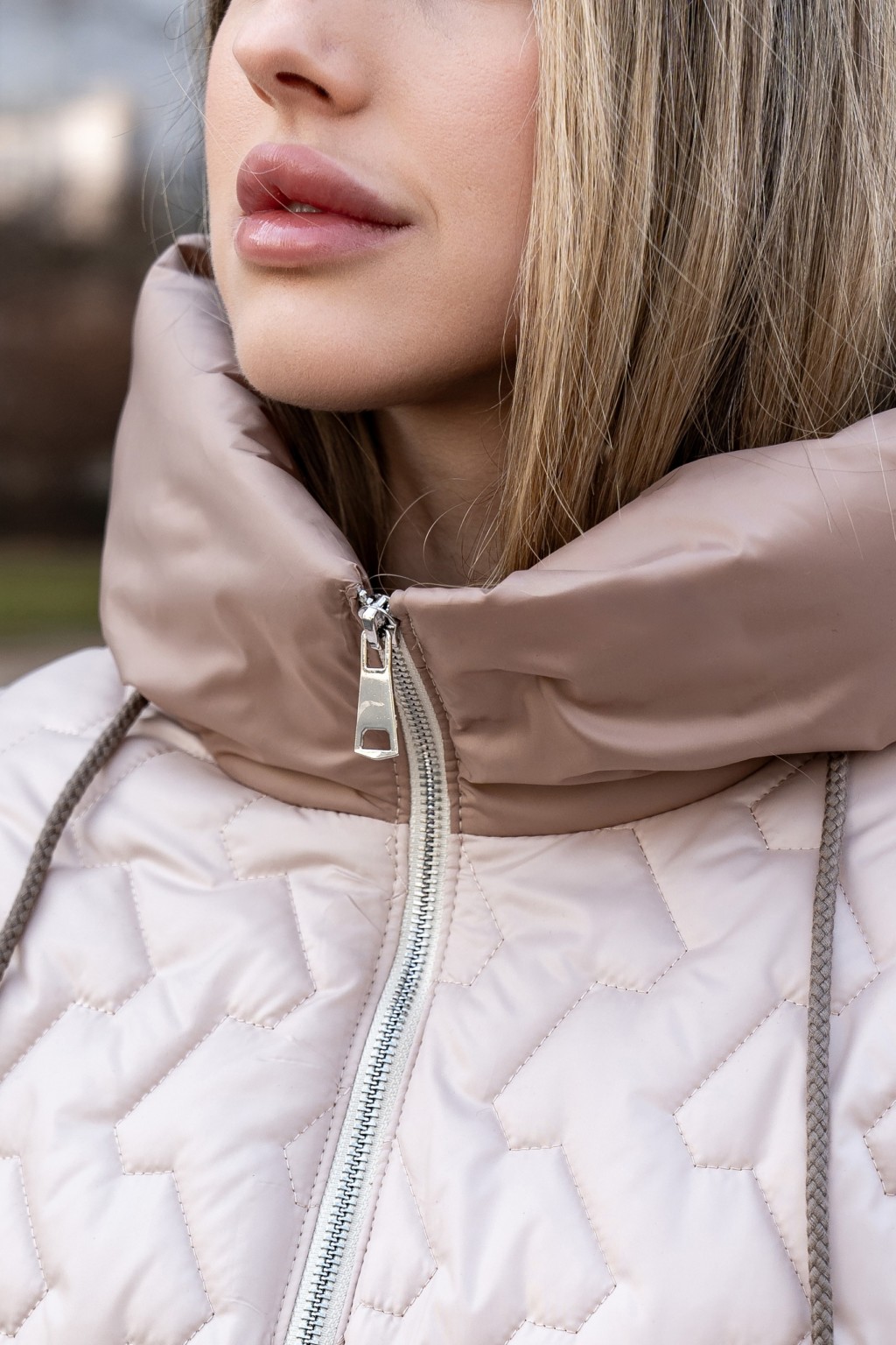 Демисезонная куртка Mila Nova К-365 молоко — изображение 5