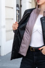 Демисезонная куртка Mila Nova К-370 черный — изображение 7