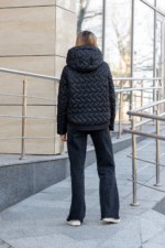Демисезонная куртка Mila Nova К-315 черный — изображение 10