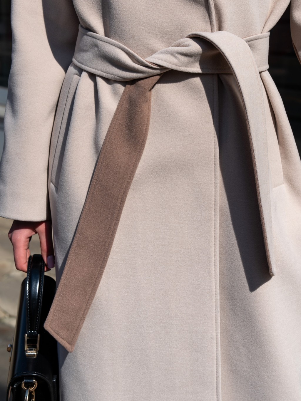 Демисезонное пальто Mila Nova ПВ-187 молоко+капучино — изображение 9