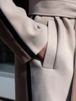 Демисезонное пальто Mila Nova ПВ-187 молоко+капучино — изображение 2