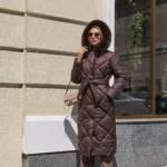 Зимнее пальто Mila Nova ПВ-319 темный шоколад