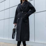 Демисезонное пальто Mila Nova ПВ-378 черный