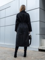 Демисезонное пальто Mila Nova ПВ-378 черный — изображение 5