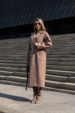 Демисезонное пальто Mila Nova ПВ-378 капучино