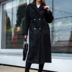 Демисезонный тренч Mila Nova Q-99ех черный