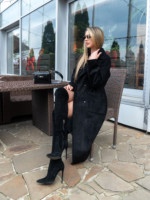 Демисезонный тренч Mila Nova Q-99ех черный — изображение 2