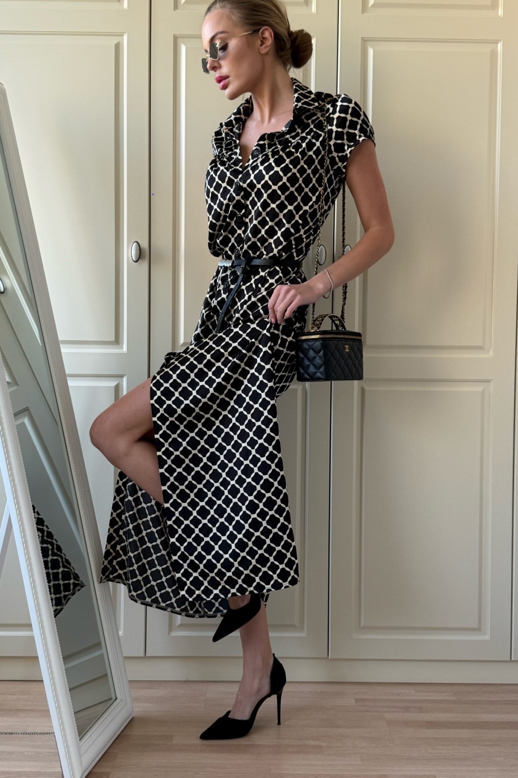 Летнее платье Mila Nova Ф-84 черный+айвори — изображение 2