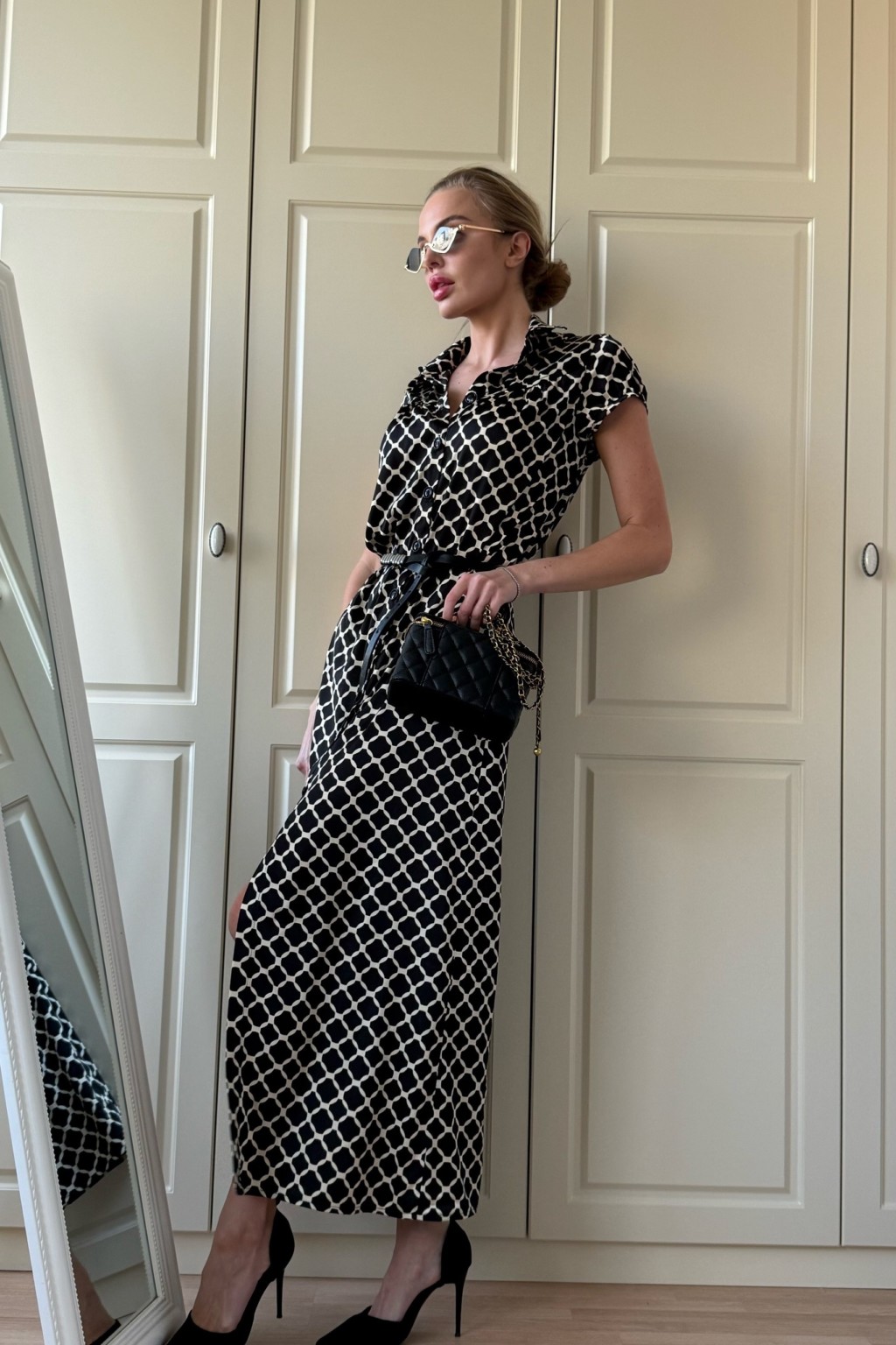 Летнее платье Mila Nova Ф-84 черный+айвори — изображение 6