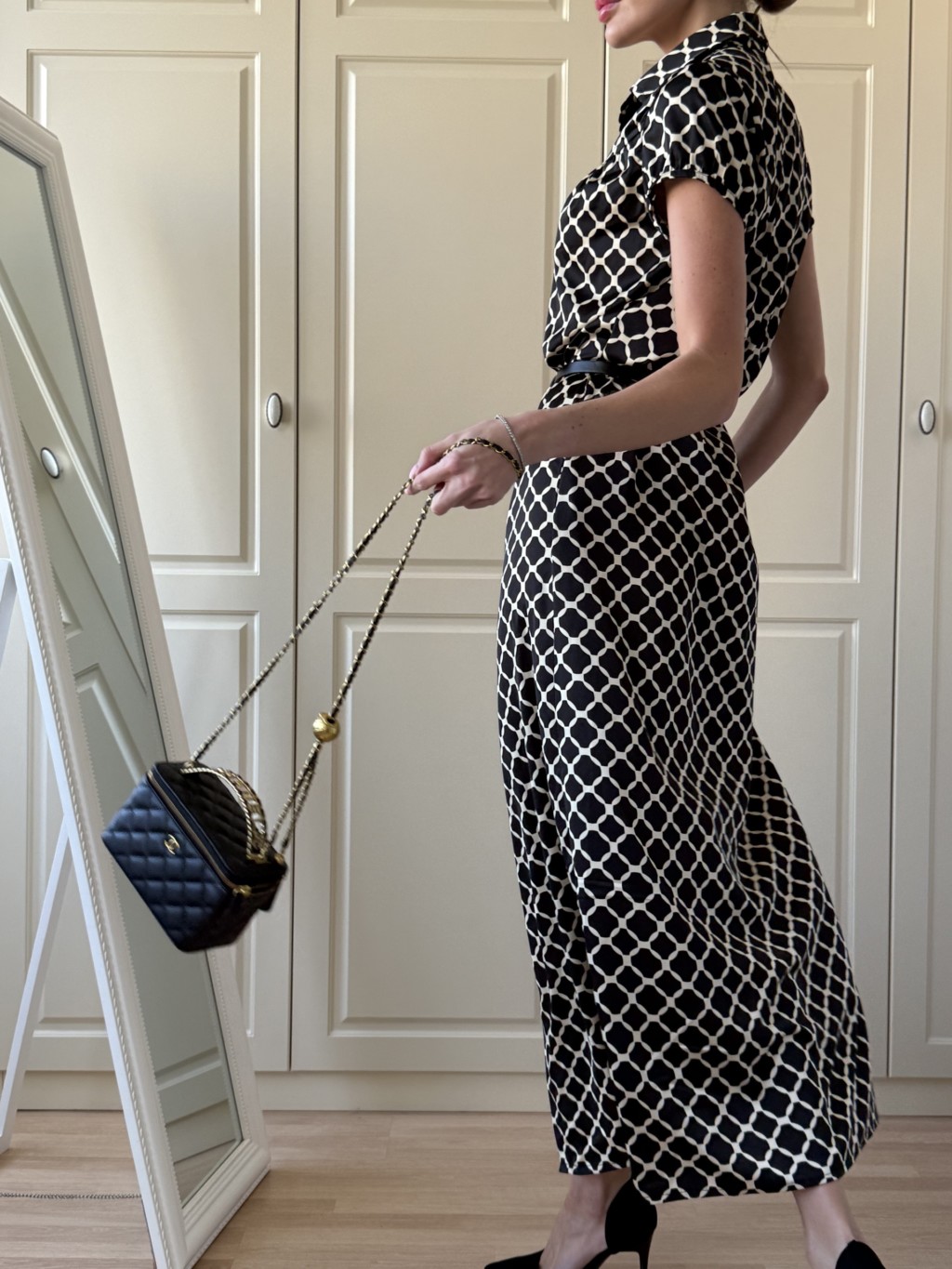 Летнее платье Mila Nova Ф-84 черный+айвори — изображение 8