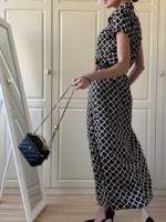 Летнее платье Mila Nova Ф-84 черный+айвори — изображение 8