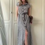 Летнее платье Mila Nova Ф-84 синий+шоколад