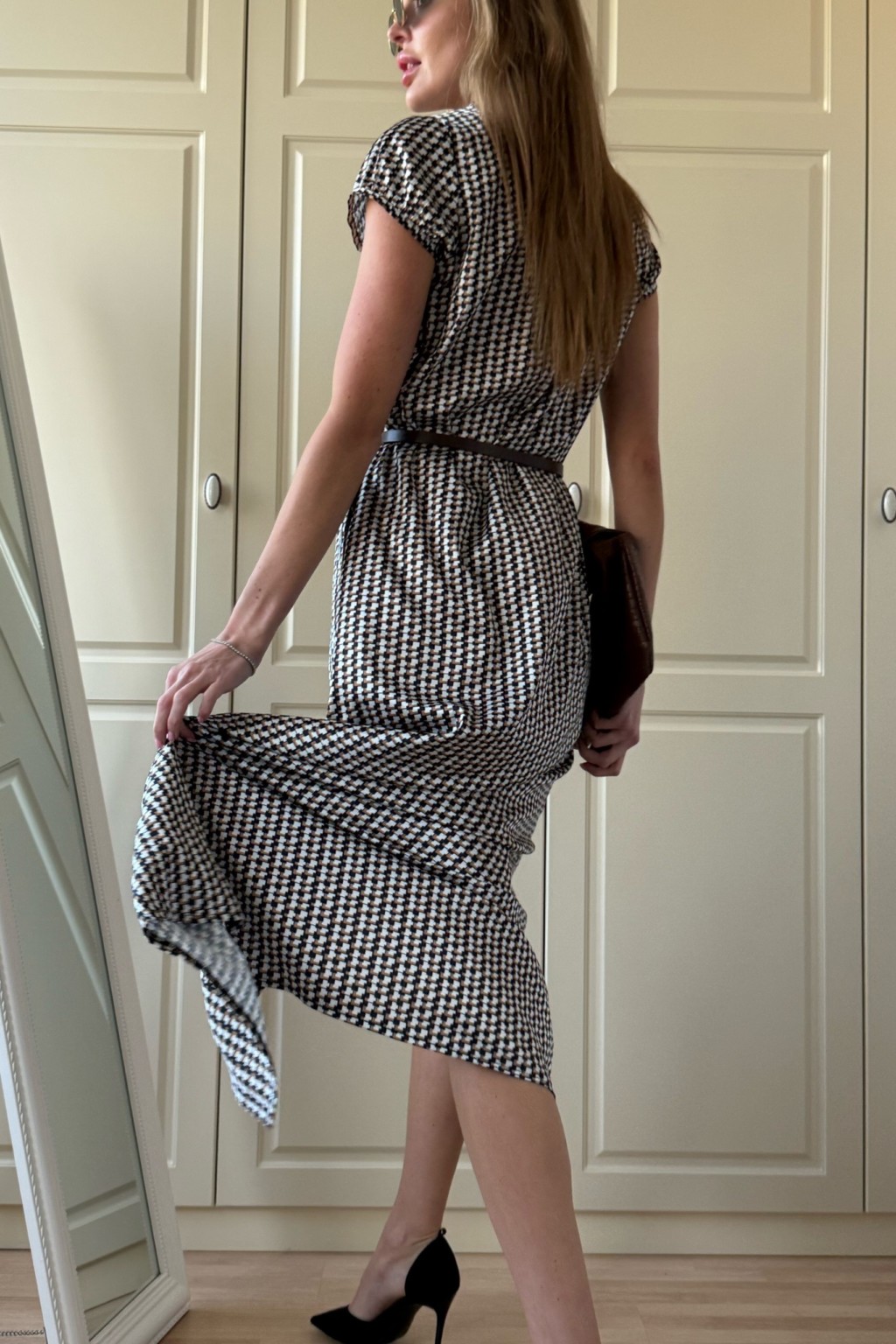 Летнее платье Mila Nova Ф-84 синий+шоколад — изображение 6