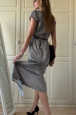 Летнее платье Mila Nova Ф-84 синий+шоколад — изображение 6