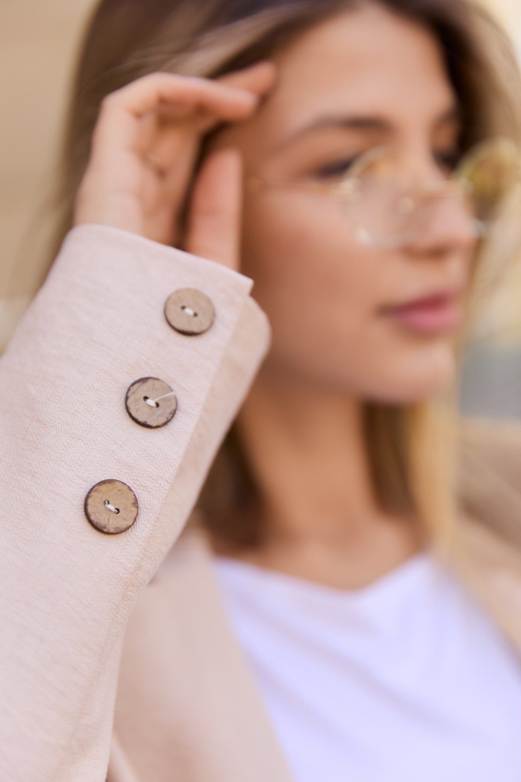 Летний жакет Mila Nova J-44 бежевый — изображение 5