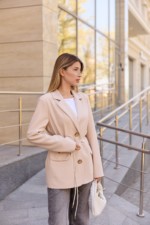 Летний жакет Mila Nova J-44 бежевый