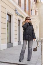 Зимняя куртка Mila Nova К-344 черный+черный — изображение 5