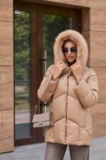 Зимняя куртка Mila Nova К-344 кемел