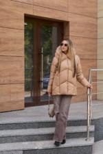 Зимняя куртка Mila Nova К-344 кемел — изображение 2