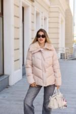 Зимняя куртка Mila Nova К-350 бежевый